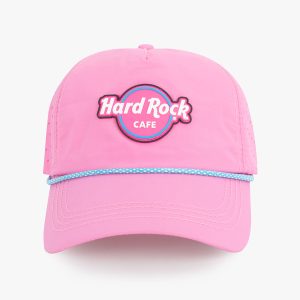 Neon Logo Performance Rope Hat in Pink