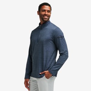 TravisMathew Core Performance 1/4 Zip in Vintage Indigo