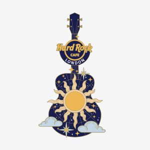 Celestial Sun Guitar Pin