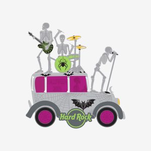 Limited Edition Skeleton Band Car Pin